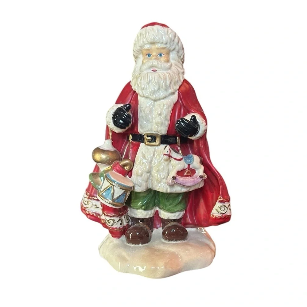 Department 56 Flea Market Santa Figurine  9” 2001